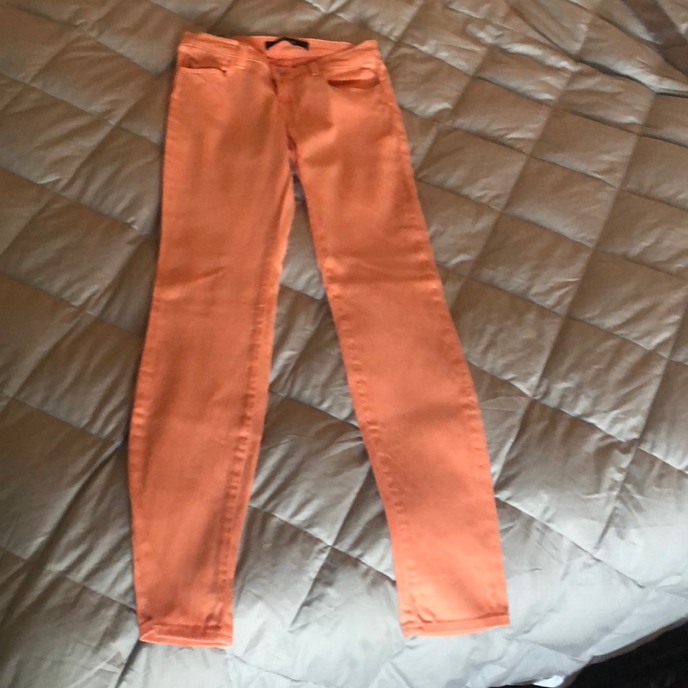 J Brand Peach Skinny Jeans, Never Worn!